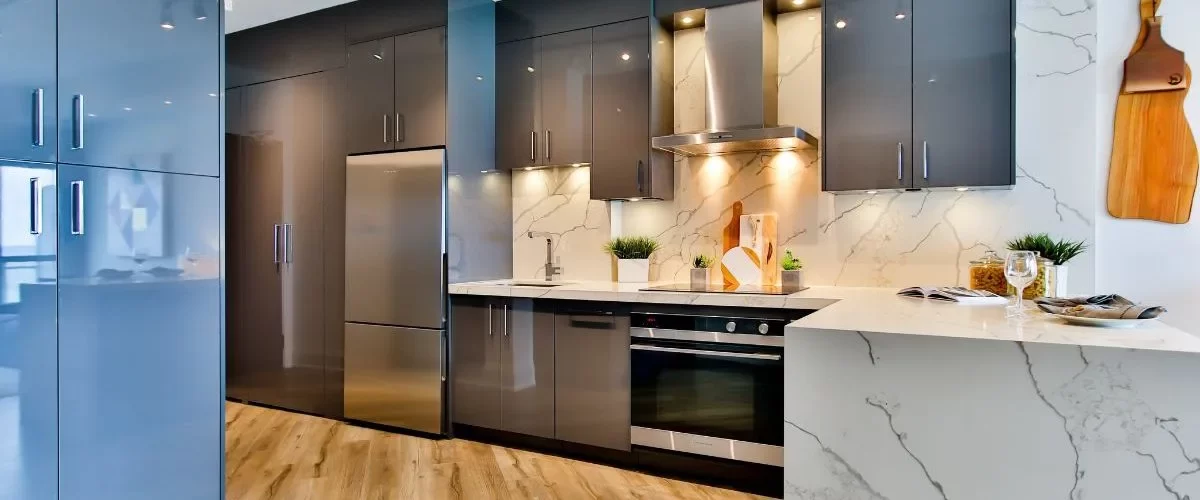Best modular kitchen with light hd image